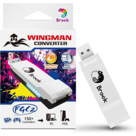 Mcbazel Wingman FGC 2 Convertisseur pour PS5, Manette Filaire PS5/PS4/Xbox Series X|S/Xbox One/Xbox Elite/NS Switch/Stick Arcade