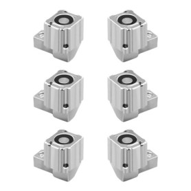 ECSiNG 3 Paires Boucles de Verrouillage en Métal Gauche & Droite Contrôleur Remplacement Pièce de Réparation Outil Compatible av