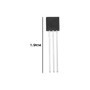 ECSiNG Lot de 10 transistors J-FET à canal N CC 25 V 100 mA 2N3819 transistors J-FET TO-92 pour applications de mixage d'équipem