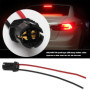 ECSiNG 10 Pièces Douilles d'ampoule Pré-câblées 12 V 24 V T10 pour Voiture Connecteur d'extension de Support de Lampe pour Répar
