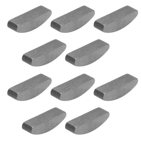 LT Easiyl 10pcs Clé Woodruff Plaque de Démarrage de Vilebrequin Volants Fixes Clé en Demi-Cercle Compatible avec SUV 110cc 120cc