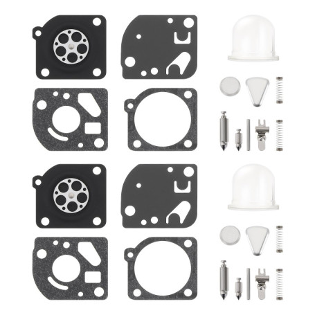Briny River 2 Ensembles Kit de Réparation de Diaphragme de Carburateur Compatible avec Zama RB-47 C1Q-E3 C1Q-E4 C1Q-E6A C1Q-W11 