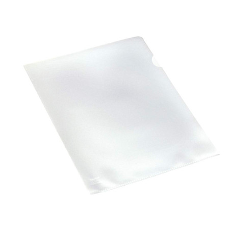 SUMMIT Lot de 100 pochettes en plastique A4 avec découpes solides