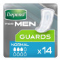 Depend Serviettes pour hommes, capacité d'absorption maximale, protection contre l'incontinence, 56 serviettes (l'emballage peut