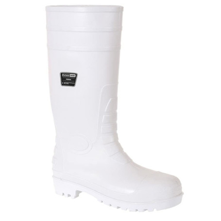 Portwest Botte industrie alimentaire S4, Couleur: Blanc, Taille: 36, FW84WHR36