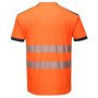 Portwest T181 PW3 T-shirt de Sécurité à Manches Courtes Haute Visibilité Orange/Marine, XXXL