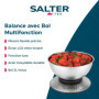 Salter Balance De Cuisine Avec Bol – Mesure Multiple, Mesure Du Liquide, Capacité Maximale De 5kg/11lb, Bol En Acier 2L, Écran L
