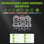 Detecteur de Metaux pour Adultes et Enfants, DéTecteur de MéTaux Professionnel Tout Terrain, 5 Modes de DéTection, Bobine éTanch