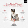 Spray Anti Puce Anti Tique Chien et Chat 500ml - Spray Non Tachant avec l'arbre à Thé, Clou De Girofle, Menthe Poivrée Chatons &