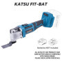 KATSU FIT-BAT 21V Outil Multifonction Oscillant sans Fil Brushless Moteur sans Balais avec 6 Vitesses, Système de Changement Rap