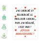Central 23 Carte d'anniversaire drole pour homme et femme – 'PUIS J'AI RÉALISÉ, C'EST MOI' – Cartes d'anniversaire pour mari – C