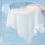 Cozlly Lot de 200 Serviettes Jetables Visage, Lingettes Sèches Jetables Ultra Douce, 100% Coton, Non Pelucheux, pour Peaux Sensi