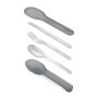 Black+Blum Ménagère gigognes | Ensemble de 3 couverts de voyage compacts en acier inoxydable (couteau, fourchette et cuillère) p