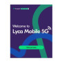 Sim 100% anonyme Lycamobile Uk, déjà active et prête à l'emploi, utilisable en Italie, carte de téléphone avec contrat à consomm