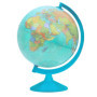 TOPGLOBE Globe scolaire de 30 cm - Carte en allemand - Éducation du globe terrestre rotatif - Éducatif/géographique - École, mai