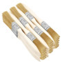 Kurtzy Pinceau Peinture 12,7 mm (Lot de 36) - Pinceau Plat Professionnel avec Manche en Bois - Pinceau Peinture Murale Interieur