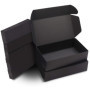 Kurtzy Boite Cadeau Noir Kraft (Lot de 20) - Boite Cadeau Vide de 19 x 11 x 4,5 cm - Boite Carton Cadeau Emballage Facile à Asse