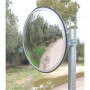 SNS SAFETY LTD Miroir de Circulation Convexe 30 cm pour Routes, Entrepôts, Garages, Magasins et Bureaux, Noir, avec Support Mura