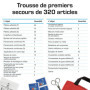 Active Era Trousse de Premiers Secours 320 Pièces – Kit De Survie Complet avec 2 Packs de Froid Instantané, Couverture de Survie