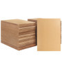 Belle Vous Papier Kraft Ondulée Marron (Lot de 100) - 18 x 12,5 cm - Carton Ondulé d’Emballage de 2,8 mm d’Épaisseur pour le Cou