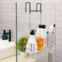 Belle Vous Etagere de Douche a Suspendre en Acier Inoxydable - Etagere Douche a Suspendre Antirouille avec 2 Crochets - Sans Per