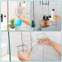 Belle Vous Etagere de Douche a Suspendre en Acier Inoxydable - Etagere Douche a Suspendre Antirouille avec 2 Crochets - Sans Per