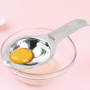 Anseom Séparateur D'oeufs, 2 Pièces Séparateur pour Jaune D'oeuf En Acier Inoxydable Filtre à Oeufs pour équipement de Cuisson d