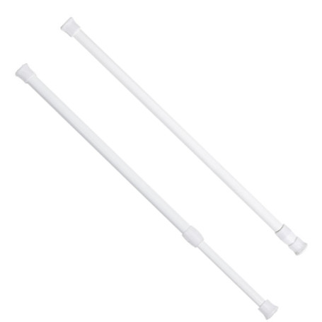 YUNYU Lot de 2 tringles de tension réglables – Sans perçage – Petite tringle de serrage de 30 à 50 cm, extensible et peu encombr