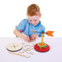 Baker Ross FX982 Kit girouette en bois - 1 kit, kits de bricolage pour enfants