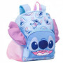 Disney Lilo and Stitch Sac à Dos pour Fille | Sac à Dos d'école avec Oreilles 3D et Bouteille d'eau | Sac à Dos pour la rentrée 