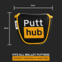 Shanker Golf PuttHub Housse de puttHub en Cuir synthétique de qualité pour Clubs de Golf pour Golfeur – Idée Cadeau Fantaisie gr