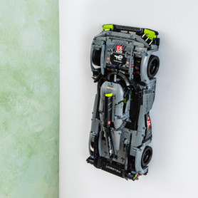 Brickify Support mural compatible avec Lego Technic Peugeot 9X8 24H Le Mans Hybrid Hypercar 42156 – Fabriqué au Royaume-Uni – Vo
