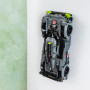 Brickify Support mural compatible avec Lego Technic Peugeot 9X8 24H Le Mans Hybrid Hypercar 42156 – Fabriqué au Royaume-Uni – Vo