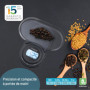 Haepi, Balance Cuisine Electronique Haute Précision 200g/0.05g-500g/0.1g, Ecran Rétro-Eclairé, Ultra-Compacte, fonction Tare/Liq