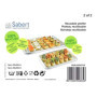 Sabert Lot de grands plateaux de service rectangulaires pratiques