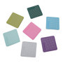 Mini Tapis de Coupe 7 Pièces, Ensemble de Tapis de Planche à Découper en Plastique Flexible, Mini Tapis Auto-guérison, Accessoir