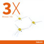 BAKUUM Lot de 3 brosses latérales x3 vis, pour iRobot Roomba Series 800 et 900. Balais avec poils ultra durables.