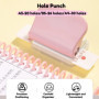 Perforatrice de Papier a5 Hole Punch foratrice de Papier, Trous A4/30 A5/20, B5/26 Jusqu'à 5 Feuilles Papier Peuvent être Imprim