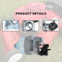 MangWany Carburateur avec starter automatique pour HON-DA GCV160 BB75EC 16100-Z8B-841