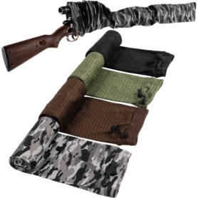 MUSLONG Lot de 4 chaussettes pour fusils et fusils de chasse | Chaussettes tricotées 132 cm x 15 cm – Chaussettes d'armes avec d