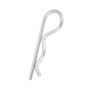 10 pièces goupille Fendue en Fer galvanisé, goupille Fendue de Type B, goupilles de retenue plaquées Zinc Pinces à Ressort éping
