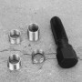 Fydun Kit de réparation de Filetage de Bougie d'allumage, 14 mm M14 * 1,25 Acier Outil de réparation de Filetage de Cylindre d'a