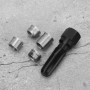 Fydun Kit de réparation de Filetage de Bougie d'allumage, 14 mm M14 * 1,25 Acier Outil de réparation de Filetage de Cylindre d'a