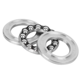 PUSOKEI 5 pièces 51103 Roulements à Billes de butée Piste Convexe 17mm x 30mm x 9mm Acier à roulement de Haute précision, palier