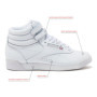 Baskets Casual pour Femme Reebok Freestyle Hi Blanc