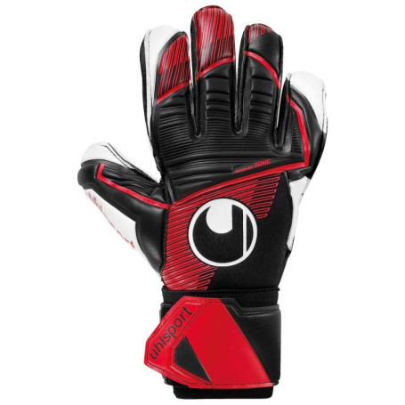uhlsport Powerline Supersoft Football Enfants Gants de Gardien de But - Gants de Gardien de But Unisexe - Mousse adhérente Super