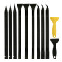 9 Leviers En Plastique Noir Et 2 Grattoirs, Outils De Réparation Manuels, Outils De Nettoyage Des Crevasses, Outils De Retrait
