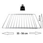 DL-pro Grille de cuisson, extensible de 35 à 56 cm, pour four Wpro 480181700954 et autres fours de cuisson