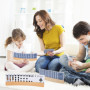 PlsMupn 2 Pièces Porte-Cartes à Jouer en Bois, Porte Cartes à Jouer au Design Incurvé, Porte Carte Enfant Lot de 2 Porte-Cartes 