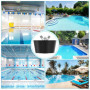 Bouchon d'hiver pour Piscine, 2Pcs Bouchons d'hiver en Caoutchouc Empêchent le Tuyau de Vidange d'être Endommagé par le Gel, Bou